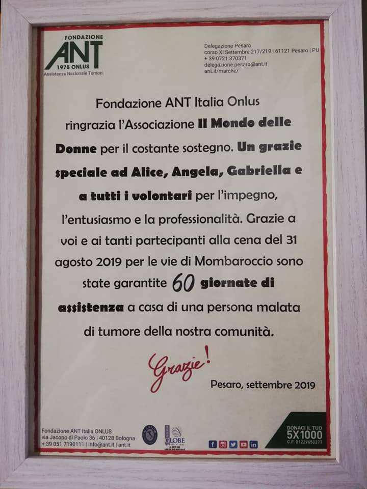 LA COPPA PER ANT