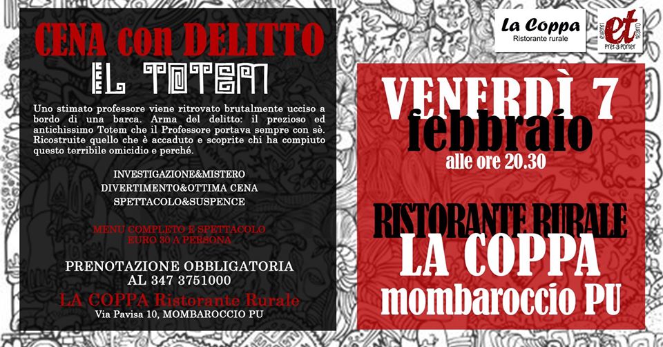 Il Totem Cena Con Delitto